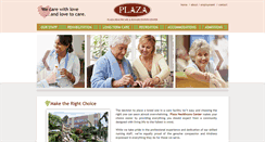 Desktop Screenshot of plazahealthandrehab.com